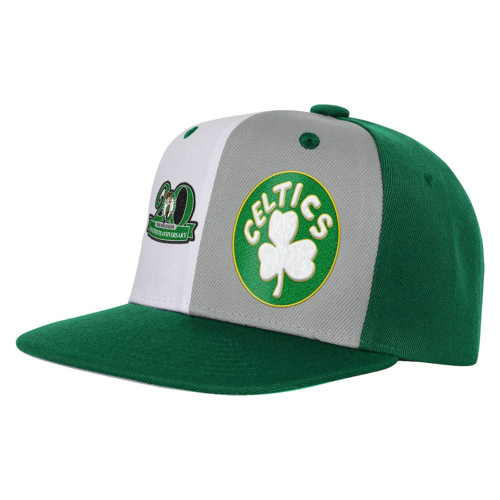 Boston Celtics Youth Anniversary Duo Front Snapback Hat Kelly Green - Mitchell & Ness outlet