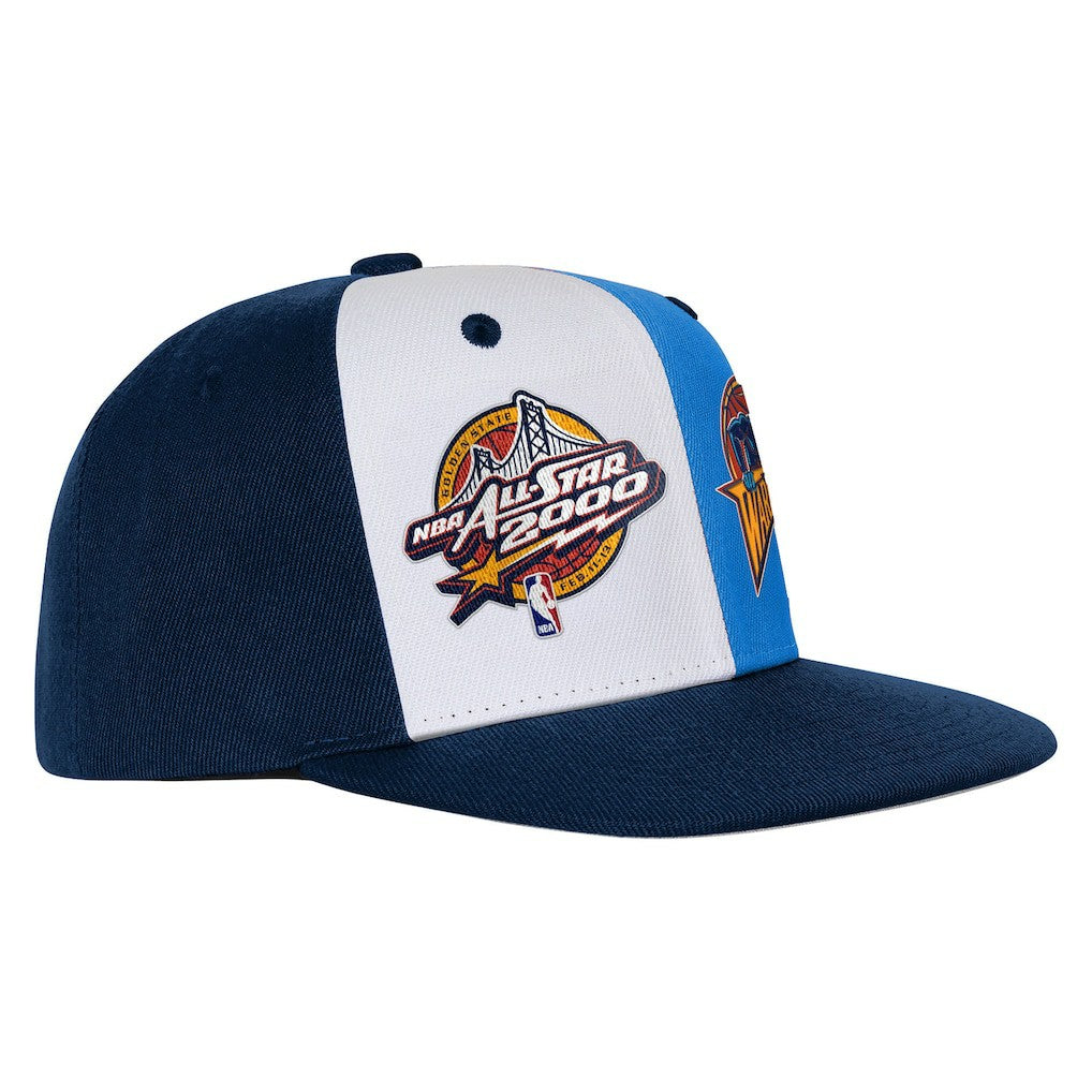 Golden State Warriors Youth 2000 All-Star Game Duo Front Snapback Hat Navy - Mitchell & Ness outlet