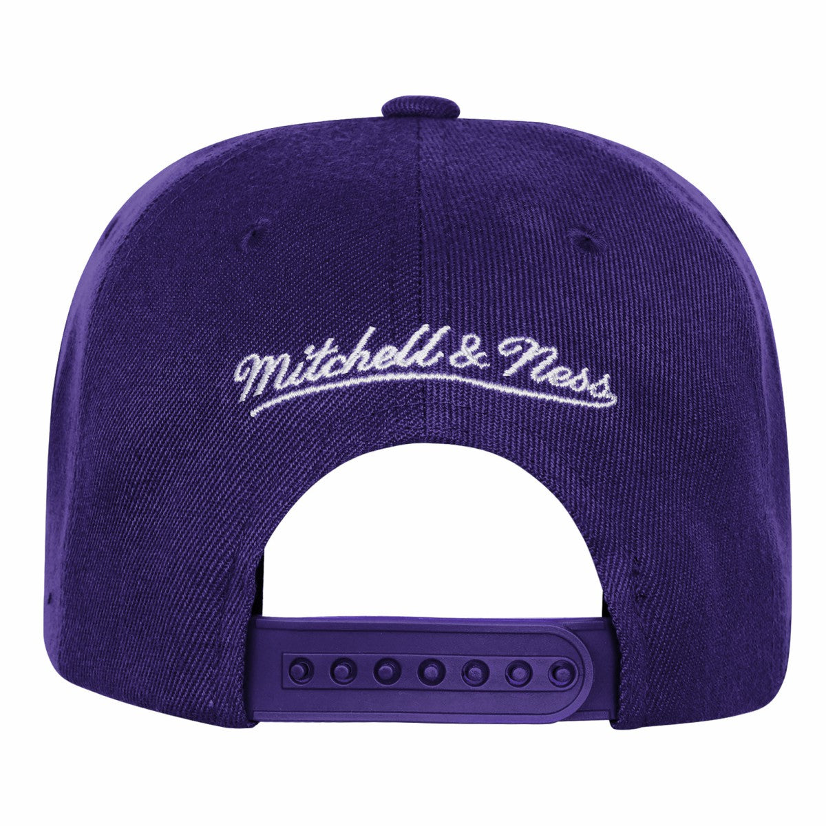 Los Angeles Lakers Youth 50th Anniversary Duo Front Snapback Hat Purple - Mitchell & Ness