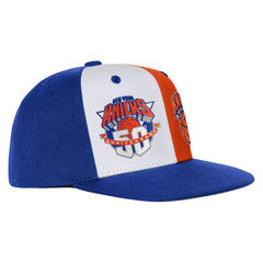 New York Knicks Youth 50th Anniversary Duo Front Snapback Hat Blue - Mitchell & Ness