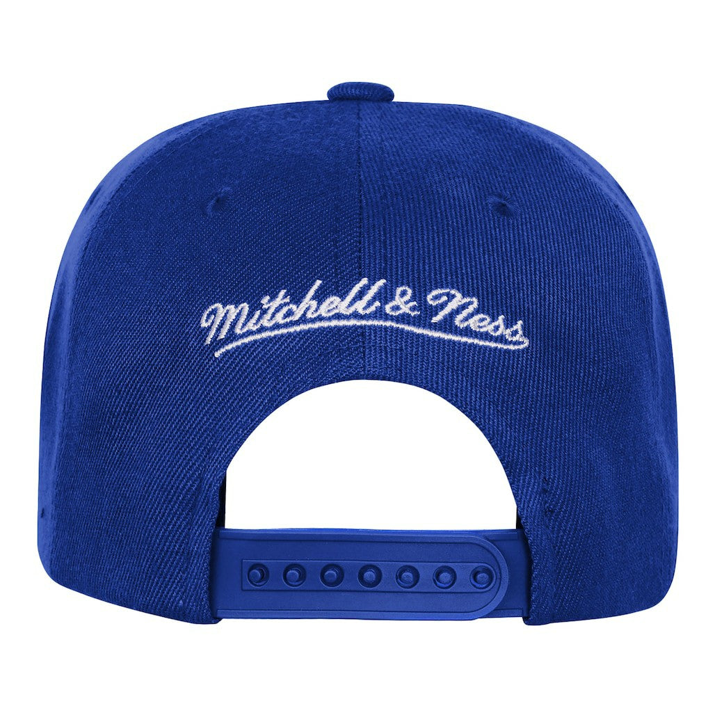 New York Knicks Youth 50th Anniversary Duo Front Snapback Hat Blue - Mitchell & Ness
