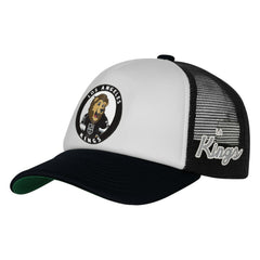 Los Angeles Kings Mitchell & Ness Youth Mascot Adjustable Trucker Hat - White | US 203109691