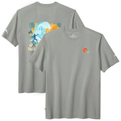 Cleveland Browns Huddle & Hang Tens T-Shirt - Gray T-shirts