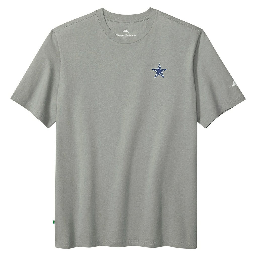 Dallas Cowboys Huddle & Hang Tens T-Shirt - Gray T-shirts