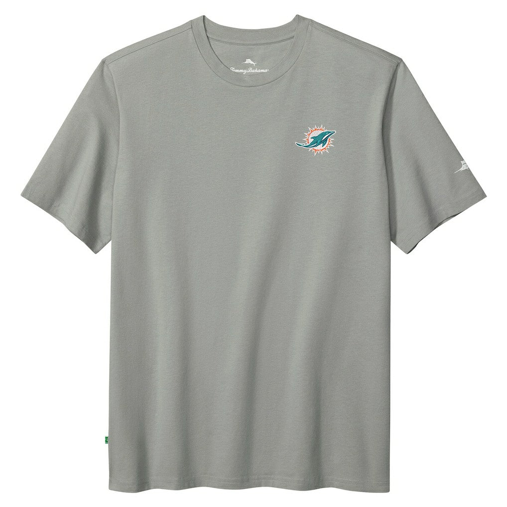 Miami Dolphins Huddle & Hang Tens T-Shirt - Gray T-shirts