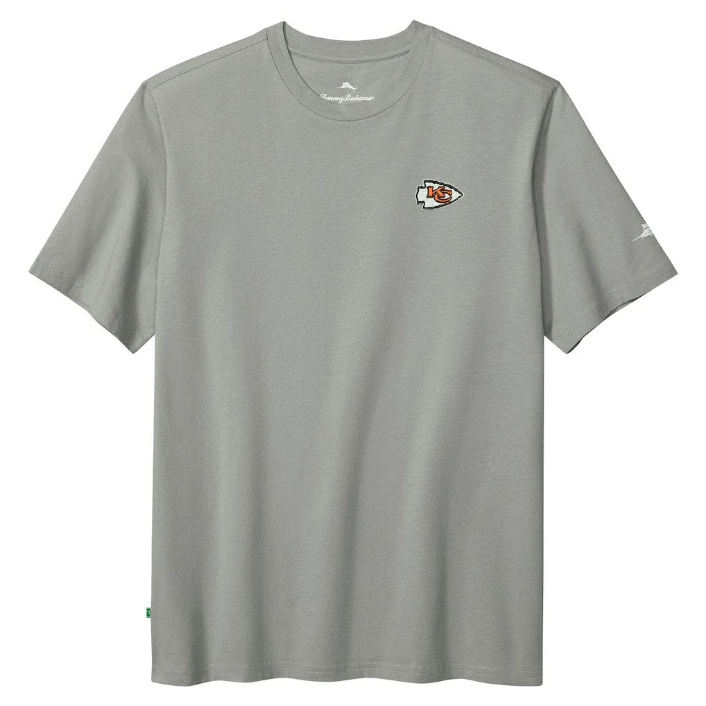 Kansas City Chiefs Huddle & Hang Tens T-Shirt - Gray T-shirts