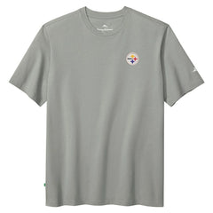 Pittsburgh Steelers Huddle & Hang Tens T-Shirt - Gray T-shirts