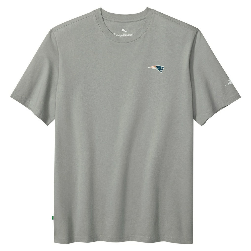 New England Patriots Huddle & Hang Tens T-Shirt - Gray T-shirts