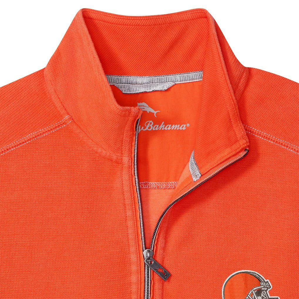 Cleveland Browns Sport Tobago Half-Zip Pullover - Orange Pullover