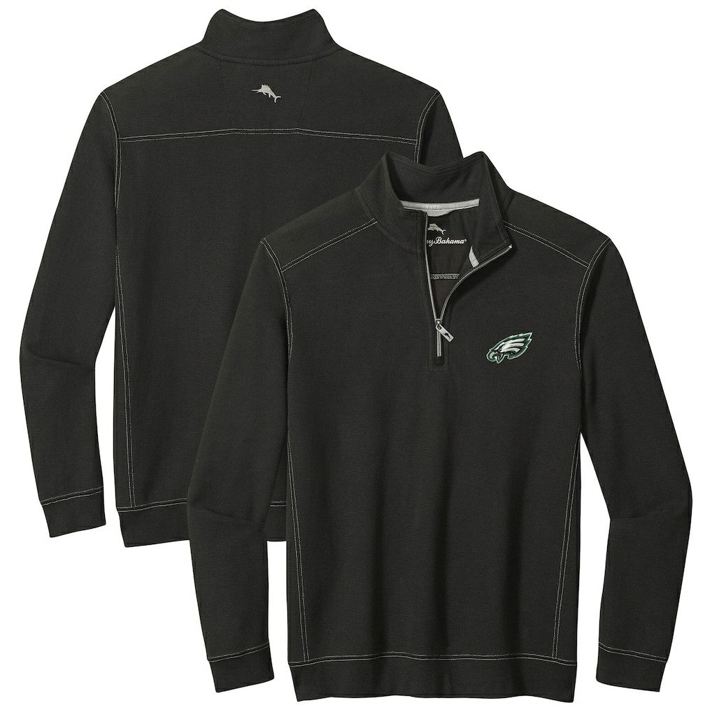 Philadelphia Eagles Sport Tobago Half-Zip Pullover - Black Pullover