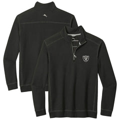 Las Vegas Raiders Sport Tobago Half-Zip Pullover - Black Pullover