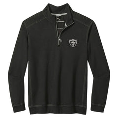 Las Vegas Raiders Sport Tobago Half-Zip Pullover - Black Pullover
