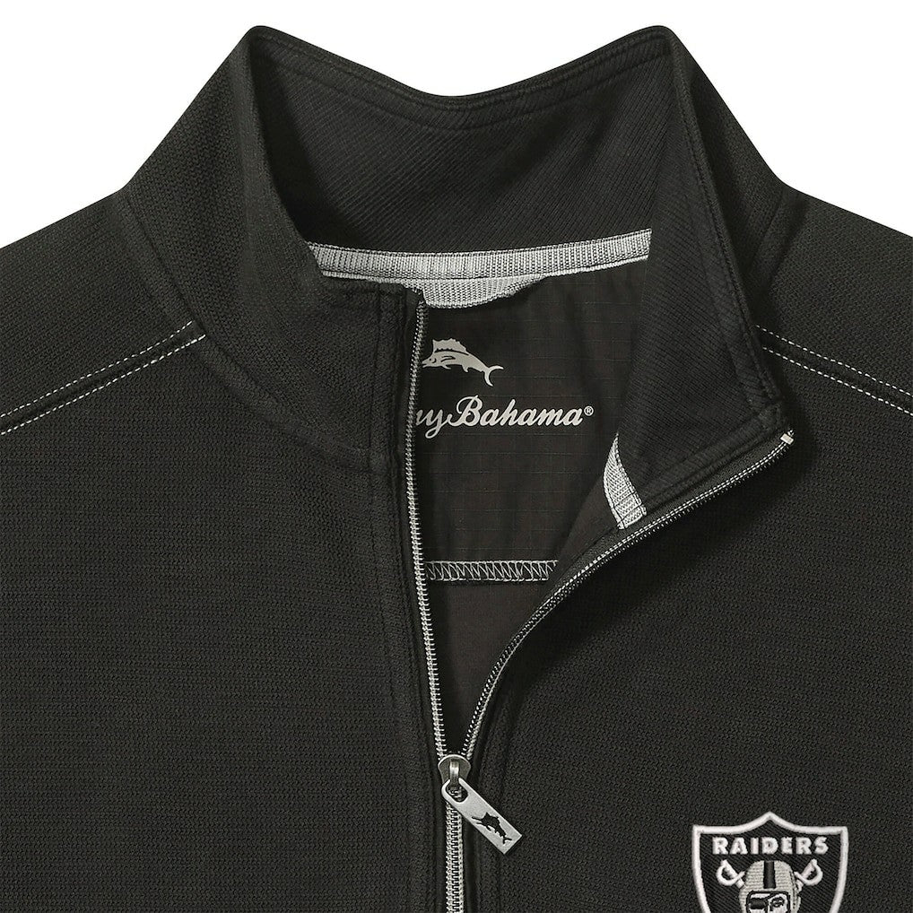 Las Vegas Raiders Sport Tobago Half-Zip Pullover - Black Pullover