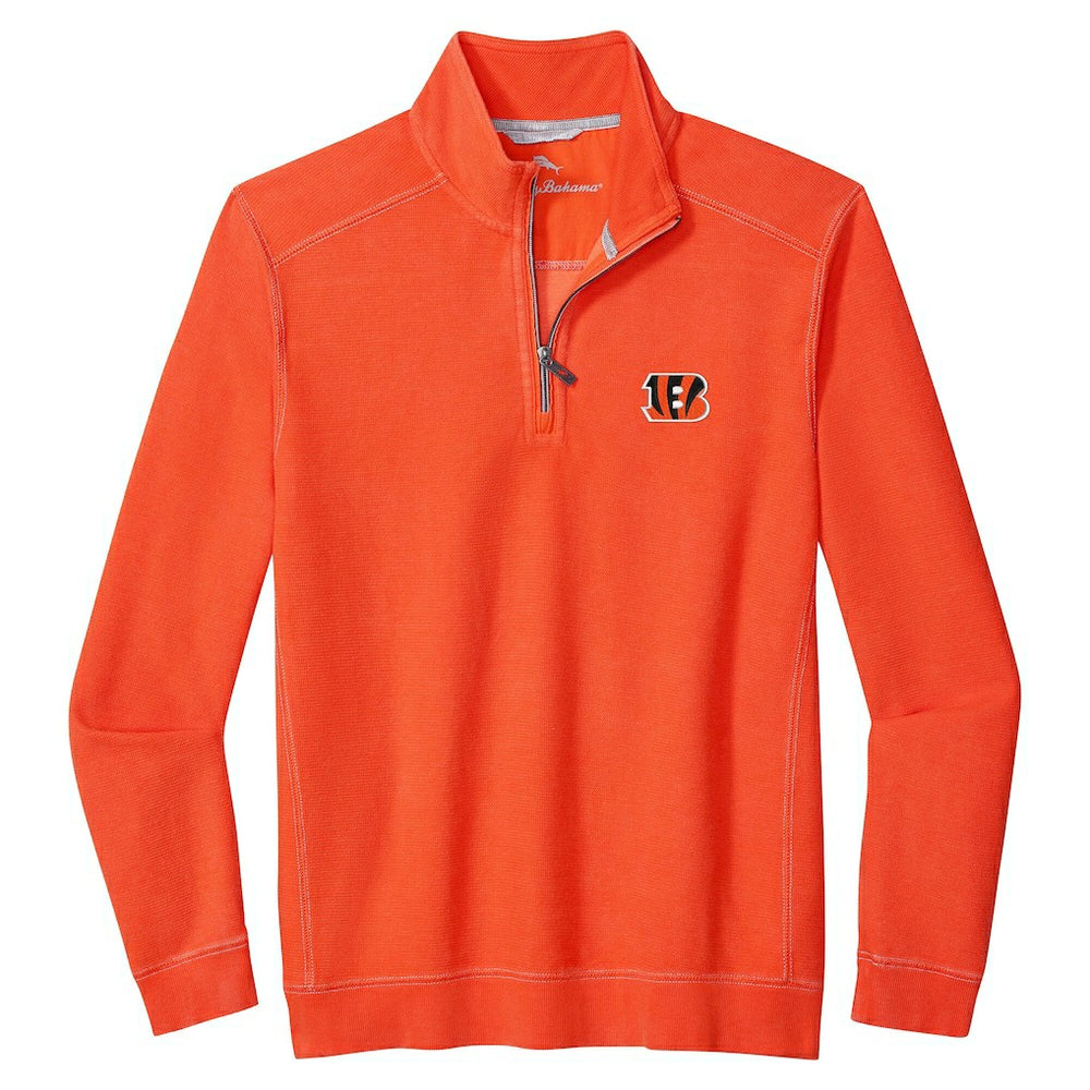 Cincinnati Bengals Sport Tobago Half-Zip Pullover - Orange Pullover