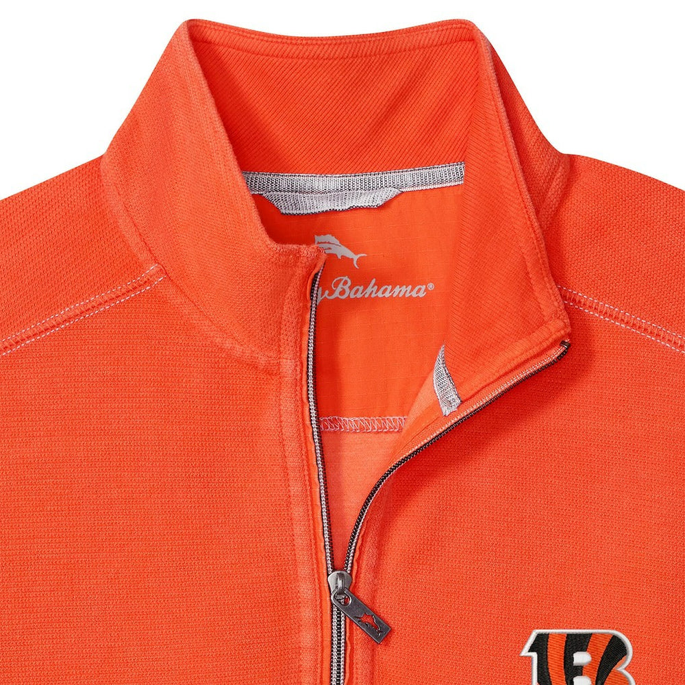 Cincinnati Bengals Sport Tobago Half-Zip Pullover - Orange Pullover