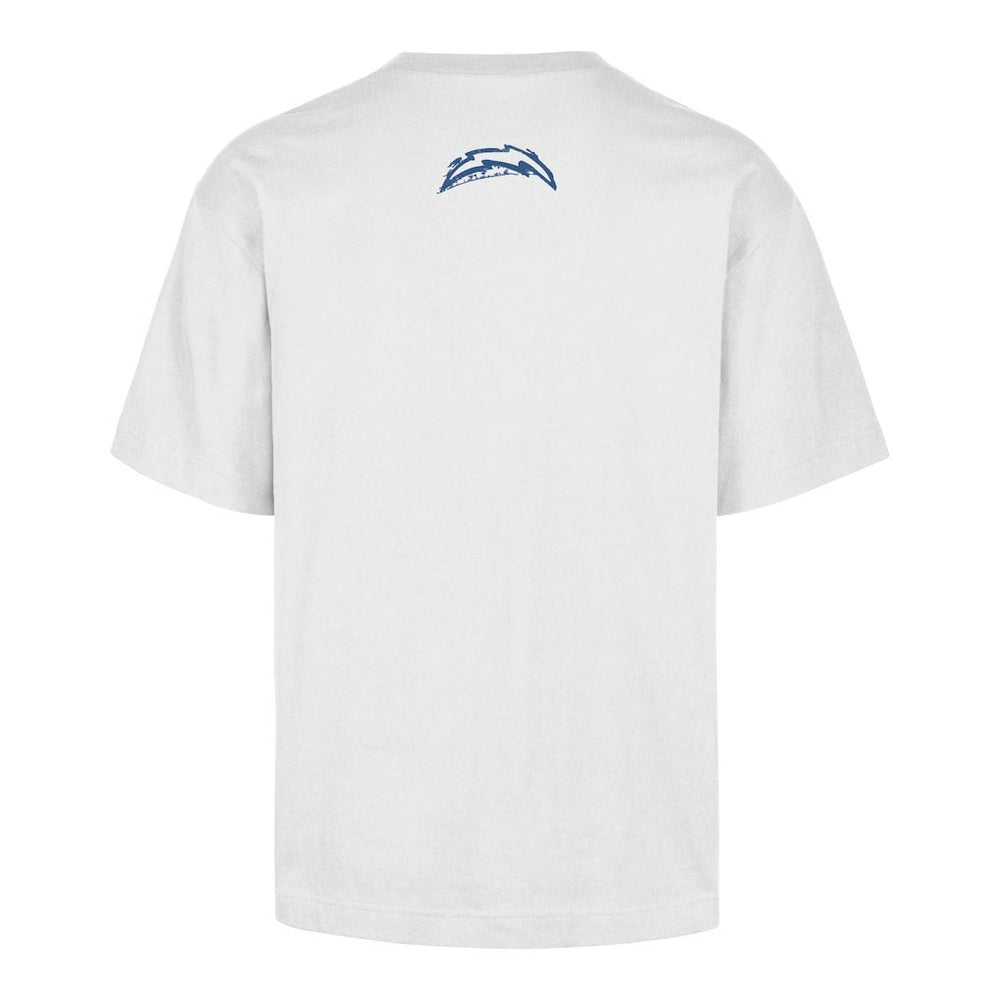 Los Angeles Chargers '47 Unisex I Love Guys Who Like Football Foundation T-Shirt - White T-shirts