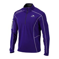 Colorado Rockies Columbia Omni-Wick Shotgun Quarter-Zip Pullover - Purple Pullover