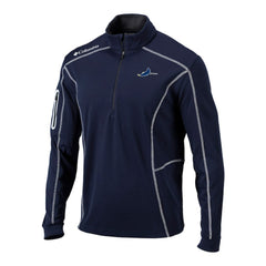Tampa Bay Rays Columbia Omni-Wick Shotgun Quarter-Zip Pullover - Navy Pullover
