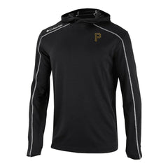 Pittsburgh Pirates Columbia Omni-Wick Shotgun Pullover Hoodie - Black Hoodies