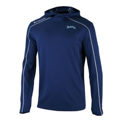 Seattle Mariners Columbia Omni-Wick Shotgun Pullover Hoodie - Navy Hoodies