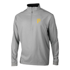 Pittsburgh Pirates Columbia Omni-Wick Bogey's Paradise Quarter-Zip Pullover - Gray Pullover