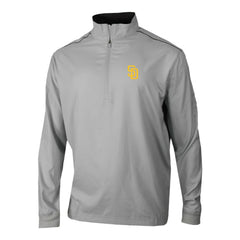 San Diego Padres Columbia Omni-Wick Bogey's Paradise Quarter-Zip Pullover - Gray Pullover