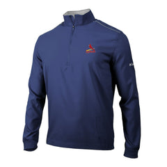 St. Louis Cardinals Columbia Omni-Wick Bogey's Paradise Quarter-Zip Pullover - Navy Pullover