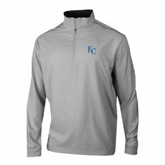 Kansas City Royals Columbia Omni-Wick Bogey's Paradise Quarter-Zip Pullover - Gray Pullover