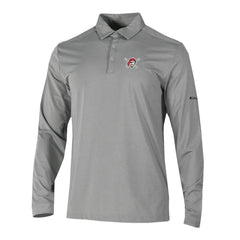 Pittsburgh Pirates Columbia Omni-Wick Pin High Long Sleeve Polo - Gray