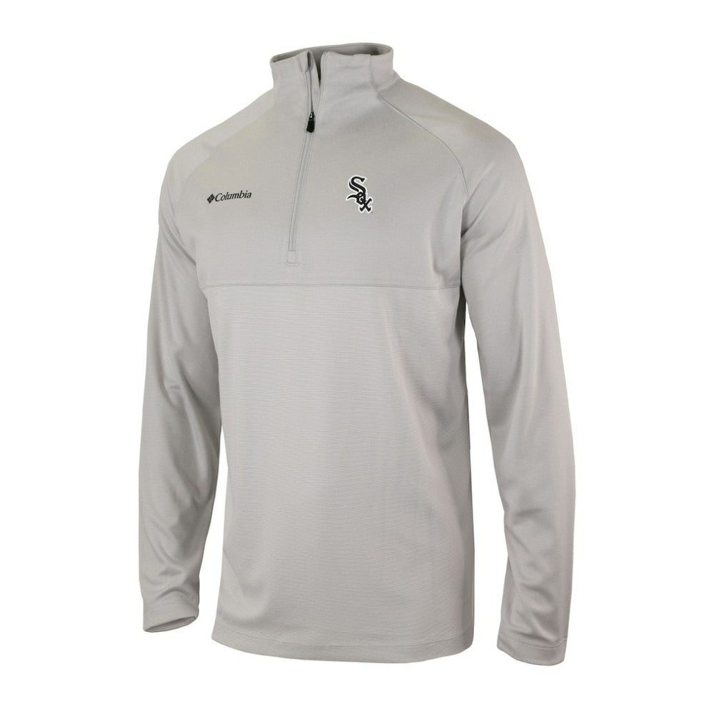 Chicago White Sox Columbia Omni-Wick Raglan Rockin' It Quarter-Zip Pullover - Gray Pullover