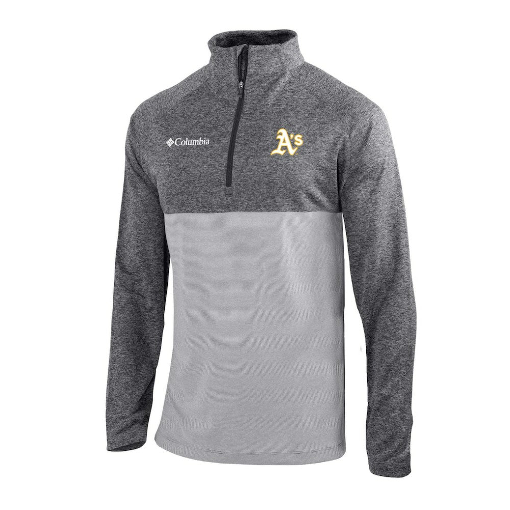 Athletics Columbia Omni-Wick Raglan Rockin' It Quarter-Zip Pullover - Gray Pullover
