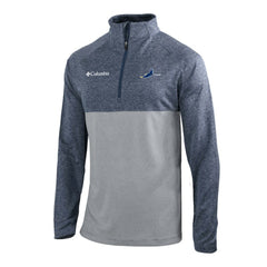 Tampa Bay Rays Columbia Omni-Wick Raglan Rockin' It Quarter-Zip Pullover - Navy Pullover