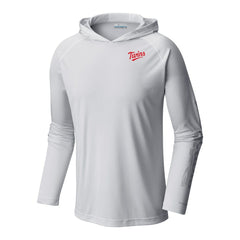 Minnesota Twins Columbia Terminal Tackle Omni-Shade Pullover Hoodie - White Hoodies