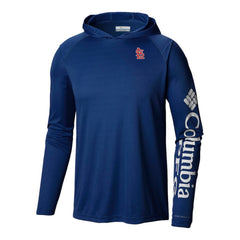 St. Louis Cardinals Columbia Terminal Tackle Omni-Shade Pullover Hoodie - Navy Hoodies