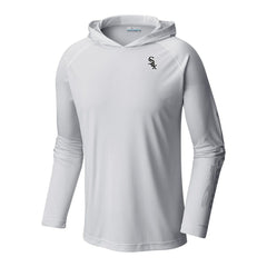 Chicago White Sox Columbia Terminal Tackle Omni-Shade Pullover Hoodie - White Hoodies