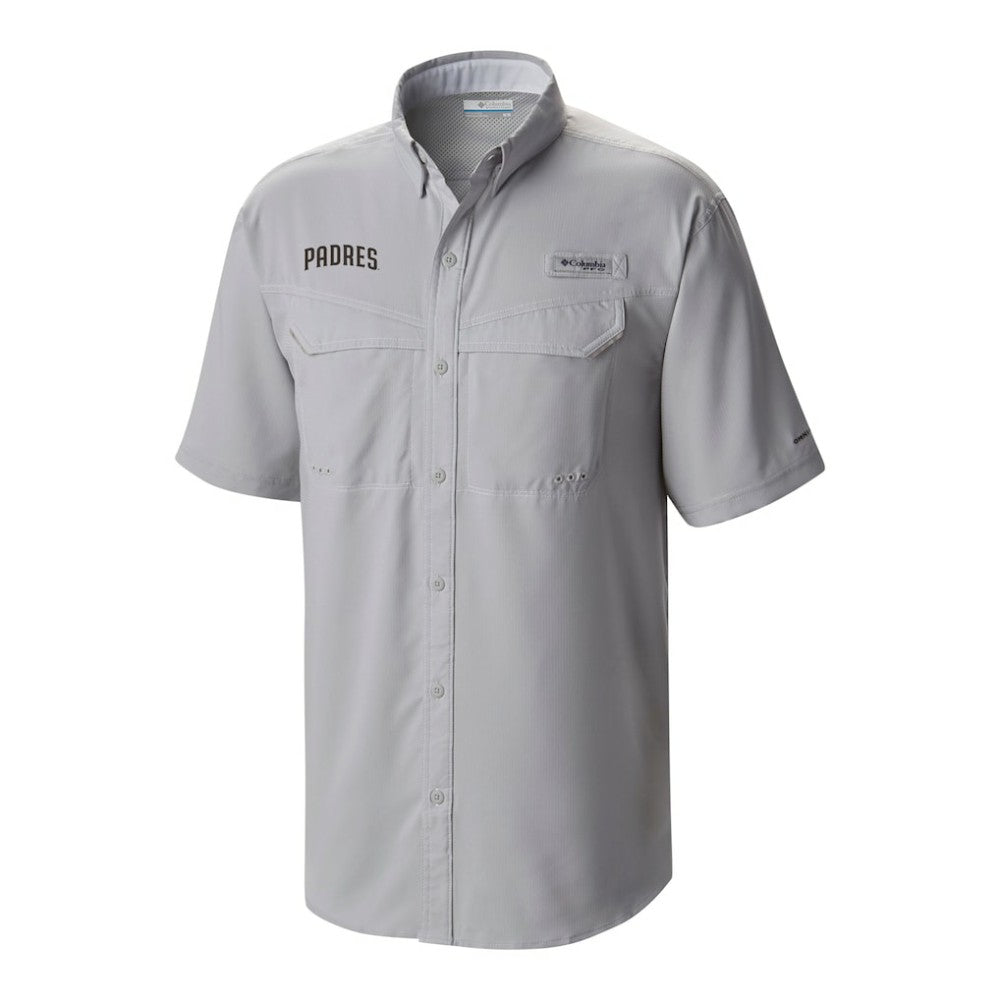 San Diego Padres Columbia Omni-Wick Low Drag Offshore Button-Up Shirt - White