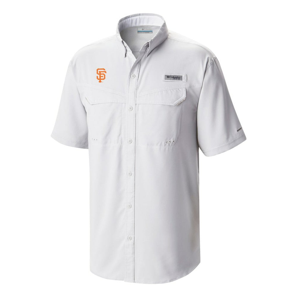 San Francisco Giants Columbia Omni-Wick Low Drag Offshore Button-Up Shirt - White
