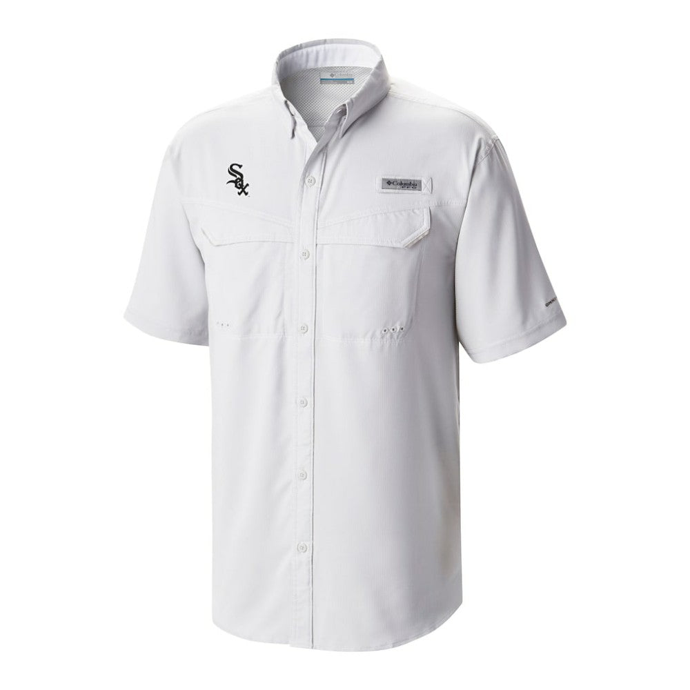 Chicago White Sox Columbia Omni-Wick Low Drag Offshore Button-Up Shirt - White