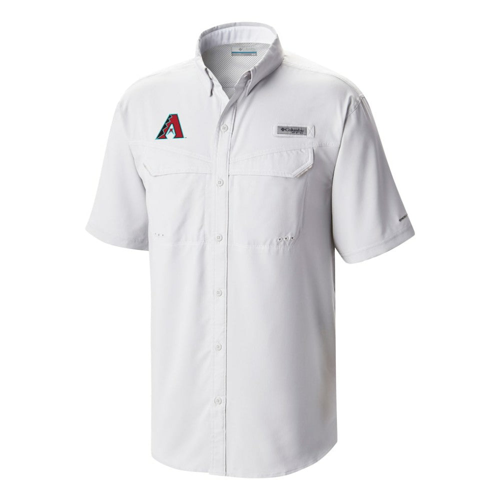 Arizona Diamondbacks Columbia Omni-Wick Low Drag Offshore Button-Up Shirt - White