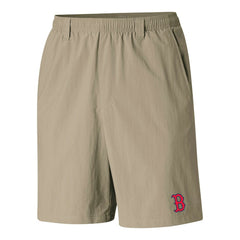 Boston Red Sox Columbia PFG Backcast III Water Shorts - Tan Shorts