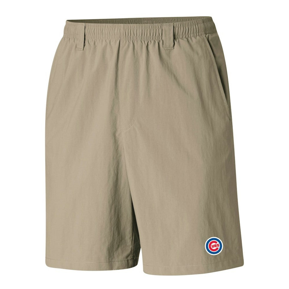 Chicago Cubs Columbia PFG Backcast III Water Shorts - Tan Shorts