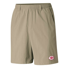 Cincinnati Reds Columbia PFG Backcast III Water Shorts - Tan Shorts