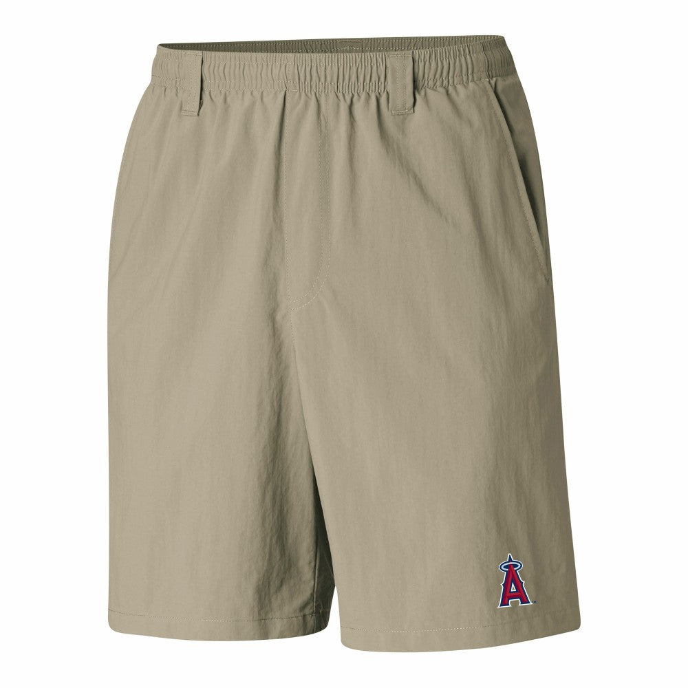 Los Angeles Angels Columbia PFG Backcast III Water Shorts - Tan Shorts