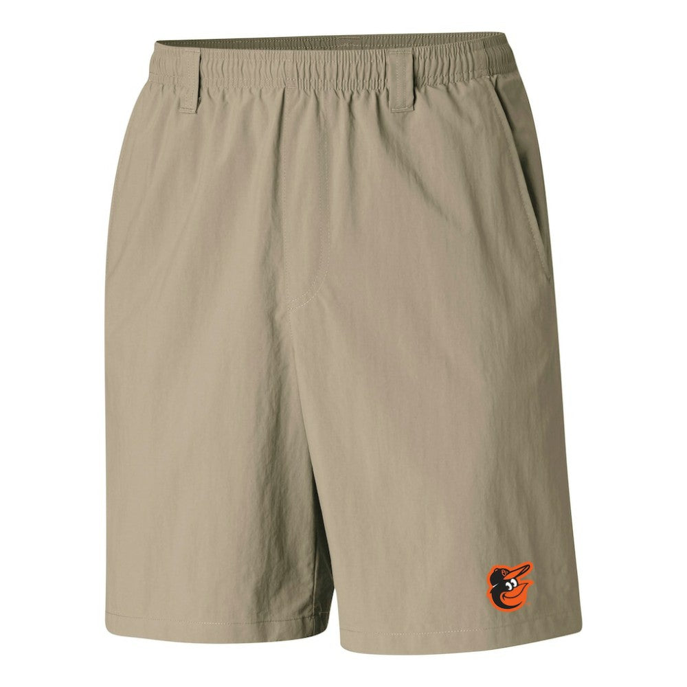 Baltimore Orioles Columbia PFG Backcast III Water Shorts - Tan Shorts