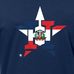Houston Astros New Era Dominican Republic Flag Logo T-Shirt - Navy T-shirts