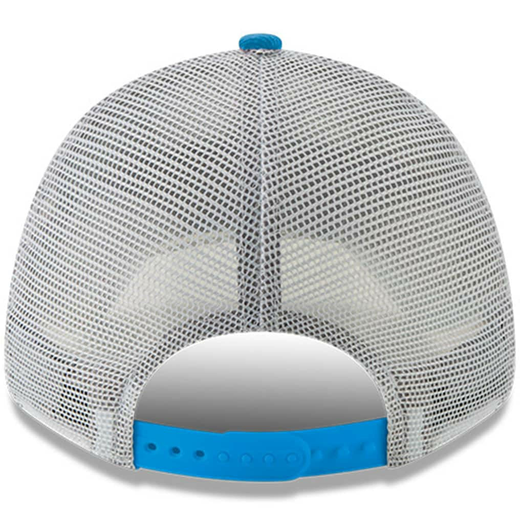 Los Angeles Chargers New Era Charger Power A-Frame 9FORTY Trucker Adjustable Hat - Powder Blue Hats