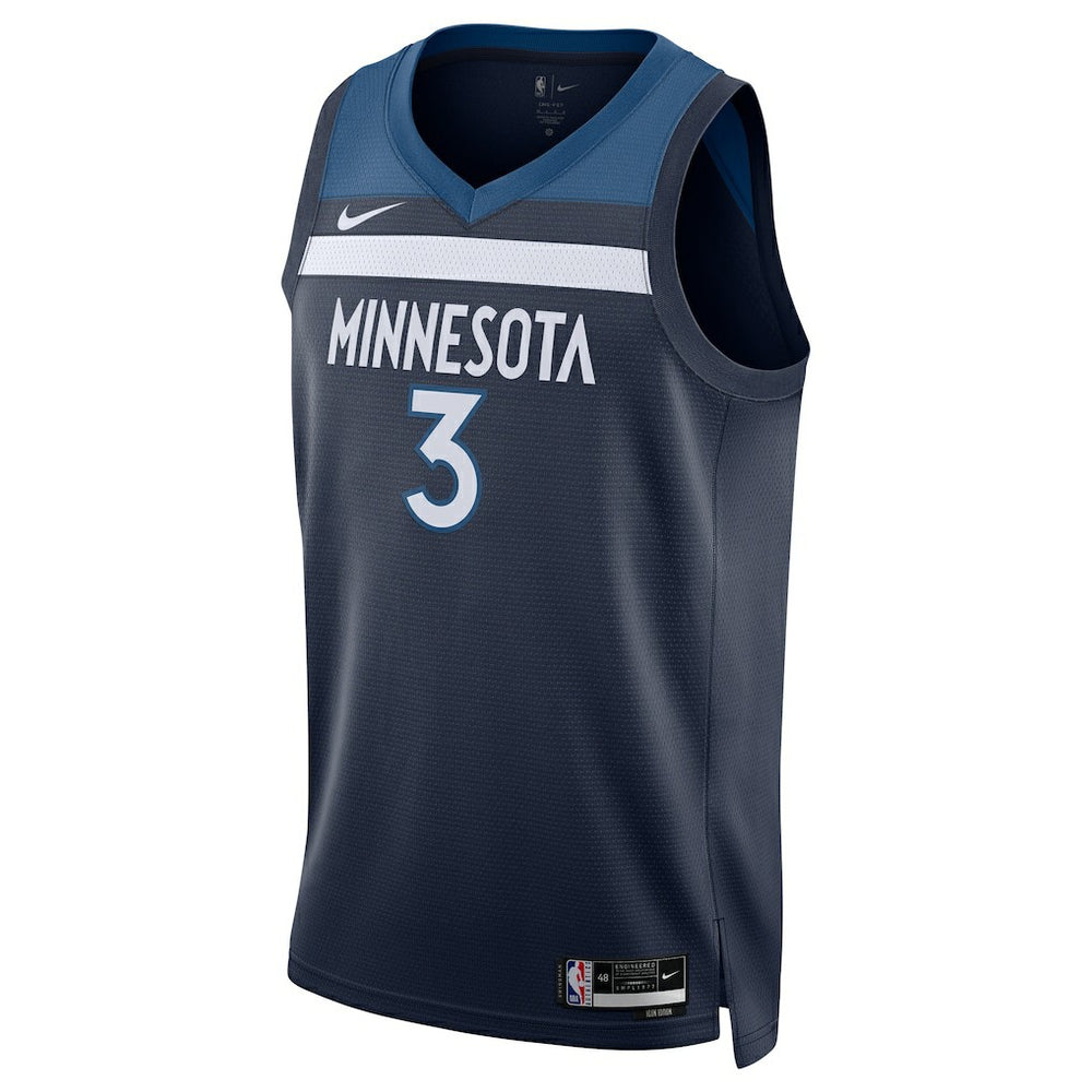 Jaden McDaniels Minnesota Timberwolves Unisex Swingman Player Jersey Icon Edition Navy - Nike