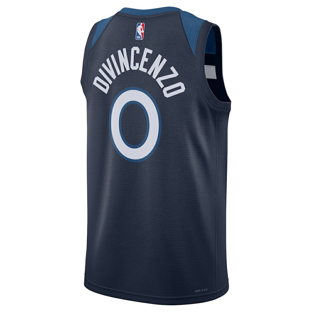Donte DiVincenzo Minnesota Timberwolves Unisex Swingman Player Jersey Icon Edition Navy - Nike