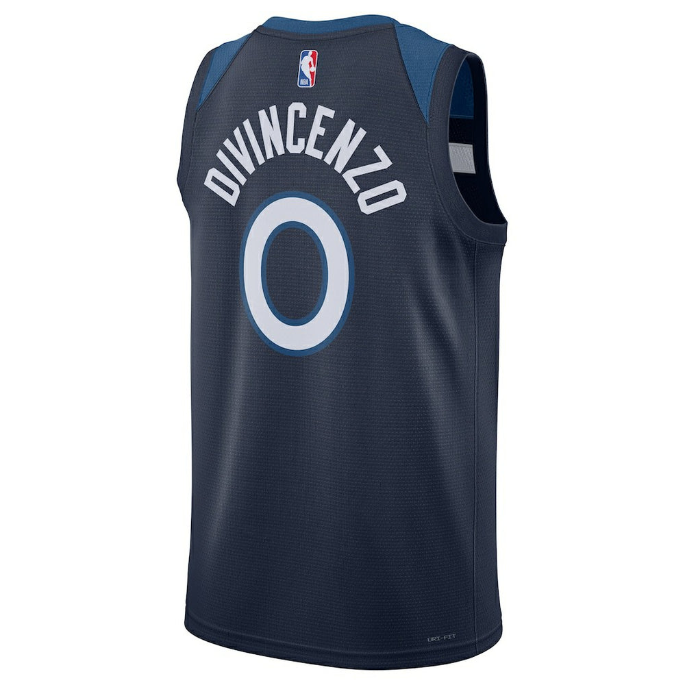 Donte DiVincenzo Minnesota Timberwolves Unisex Swingman Player Jersey Icon Edition Navy - Nike
