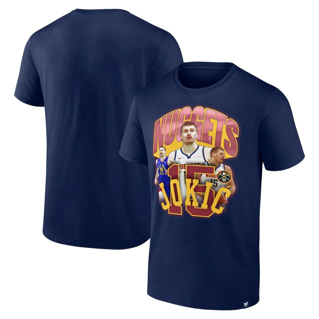 Nikola Jokic Denver Nuggets Notorious 4.0 T-Shirt Navy - Fanatics outlet